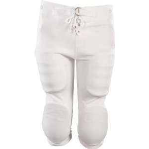  Youth Snaps/Half Belt Football Pants   Extra Large White   Equipment 