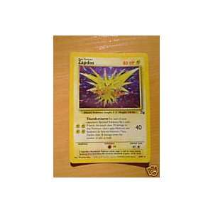  Pokemon Zapdos 15/62 Holo Card [Toy]: Toys & Games