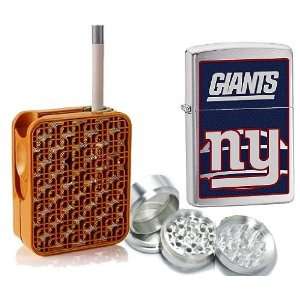   Combo  Free NY Giants Zippo & Free 4 Piece Metal Grinder Electronics