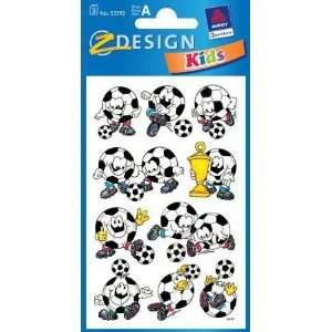 AVERY   Zweckform Z Design Sticker football avec visage en papier 