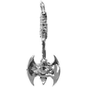  Thors Hammer   Silver Pendant: Jewelry