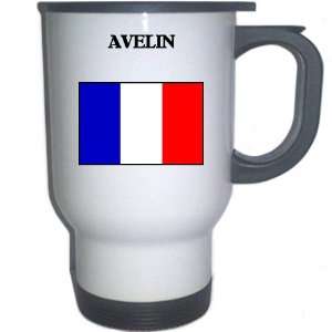  France   AVELIN White Stainless Steel Mug: Everything 