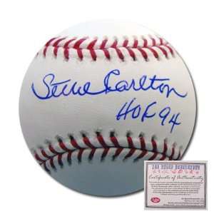  Steve Carlton Signed Baseball   HOF 94: Sports & Outdoors