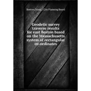   rectangular co ordinates Boston (Mass.). City Planning Board Books