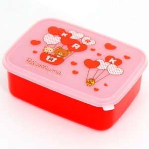  red Rilakkuma Bento Box Lunch Box bears with hearts: Toys 
