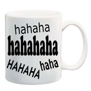    HAHAHA Mug Coffee Cup 11 oz ~ Ha Haha Laugh: Everything Else