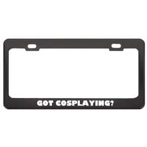 Got Cosplaying? Hobby Hobbies Black Metal License Plate Frame Holder 