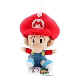  5 Official Sanei Baby Mario Soft Stuffed Plush Super 
