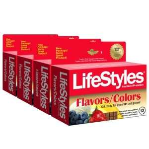  LifeStyles Flavors/Colors Condoms  48 Ct Health 