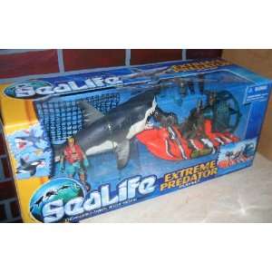   : SeaLife Extreme Predator Playset   Great White Shark: Toys & Games