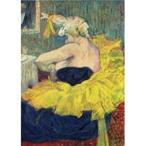   Henri de Toulouse Lautrec   24 x 34 inches   Cha U Kau, The Clowness