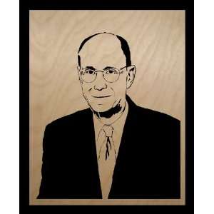 LDS Church 1st Counselor Henry B. Eyring By Scroll Saw Pictures   8 X 