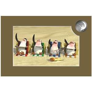  Madagascar Penguins on the Beach Cel: Home & Kitchen