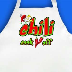  Chili Cook Off  Printed Apron: Home & Kitchen
