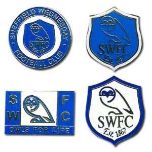  Sheffield Weds Pin Badge Set: Sports & Outdoors