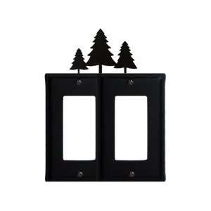  Wrought Iron Pine Double GFI Cover: Home Improvement