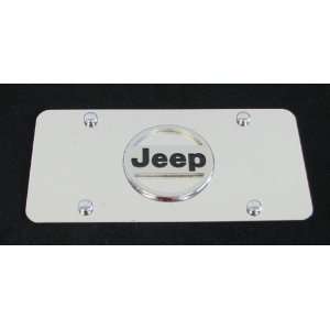  Jeep Chrome on Chrome License Plate: Automotive