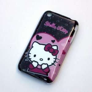  Hello Kitty Purple heart Back Hard Case Cover for Iphone 