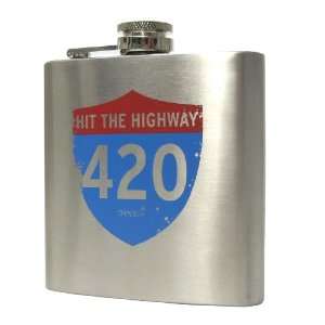  Weeds Hit the Highway 420 Flask: Kitchen & Dining