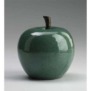  Cyan Design Large Jade Ceramic Apple Sculpture: Everything 