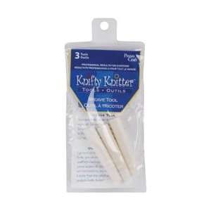   Knifty Knitter Weaving Loom Tool White 3/Pkg 21 0219; 6 Items/Order