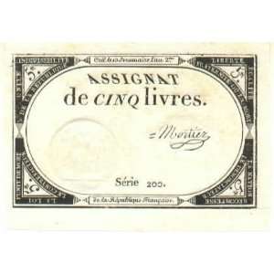  France 1793 5 Francs, Pick A76 