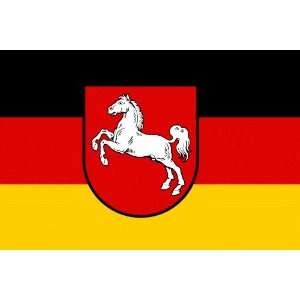  Lower Saxony Flag Sheet of 21 Personalised Glossy Stickers 