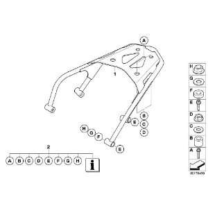    Bmw Topcase Mounting Kit G650xchallenge/xmoto/xcountry Automotive