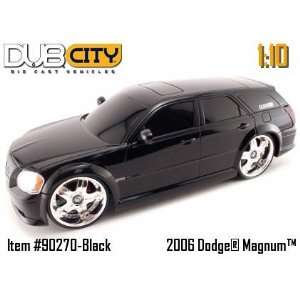   Remote Control Black 2006 Dodge Magnum 1:10 Scale RC Car: Toys & Games