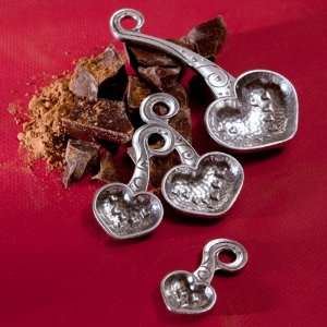 Tin Woodsman Heart to Heart Measuring Spoons:  Kitchen 