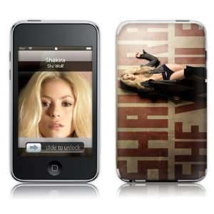   Touch  2nd 3rd Gen  Shakira  She Wolf Skin: MP3 Players & Accessories