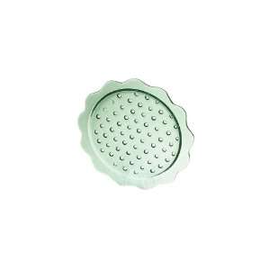   Chef Country Collection 14 Round Glass Tray   100418: Home & Kitchen