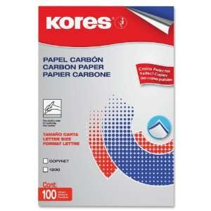 Industrias Kores Pencil Carbon Paper,8.5  x 11    100, 100 /, / Box 
