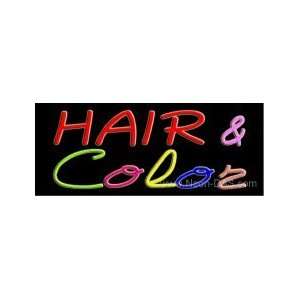  Hair Color Neon Sign 13 x 32: Home Improvement
