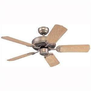Homeowners Select Ceiling Fan in Brushed Pewter Finish: Roman Bronze 