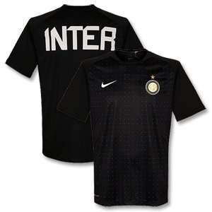 2011 Inter Milan Pre Match Top   Black:  Sports & Outdoors