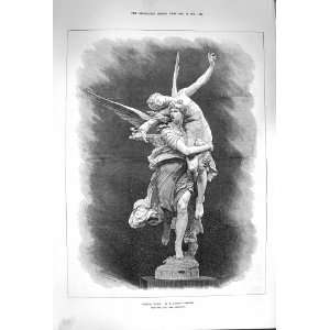   : 1874 Statue Sculpture Gloria Victis Antoine Mercier: Home & Kitchen