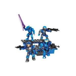  Halo Mega Bloks Exclusive Set #96962 Blue Team Combat Unit 