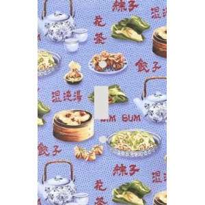  Chinese Food Collage Decorative Switchplate Cover