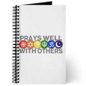  Journal (Diary) with Prays Well With Others Hindu Jewish 