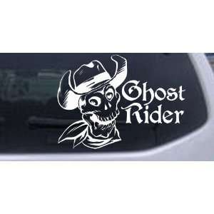 Ghost Rider Cowboy Skull Skulls Car Window Wall Laptop Decal Sticker 