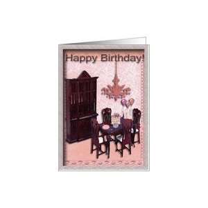  Birthday Party Invitation / 50 years old / Pink Room Card 