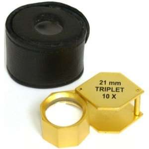  10X Triplet Loupe Magnifying Optic Magnifier