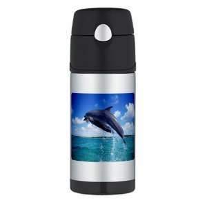    Thermos Travel Water Bottle Dolphins Singing 