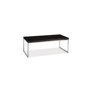  Wall Street Coffee Table in Chrome & Espresso: Home 