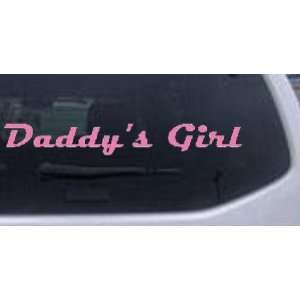 Daddys Girl Girlie Car Window Wall Laptop Decal Sticker    Pink 56in X 