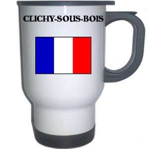  France   CLICHY SOUS BOIS White Stainless Steel Mug 