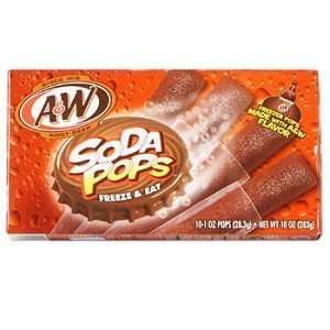 Root Beer Soda Pops Freeze & Eat Popsicles, Pack of 2:  