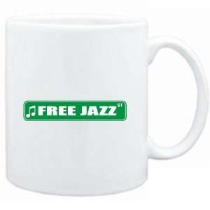  Mug White  Free Jazz STREET SIGN  Music: Sports 