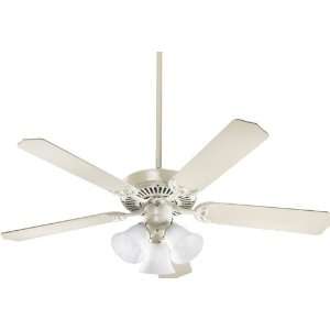   Antique White Ceiling Fan with Light Kit 77525 1667: Home Improvement